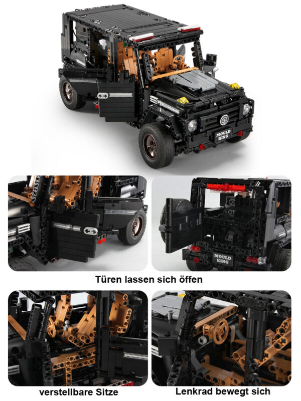 Mould King Allrad Geländewagen Bausatz ferngesteuert Modell Nr. 13070 – Bild 5