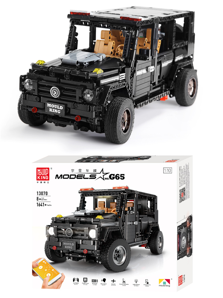 13070-G650-35.jpg Mould King Allrad Geländewagen Bausatz ferngesteuert Modell Nr. 13070 – Bild 1