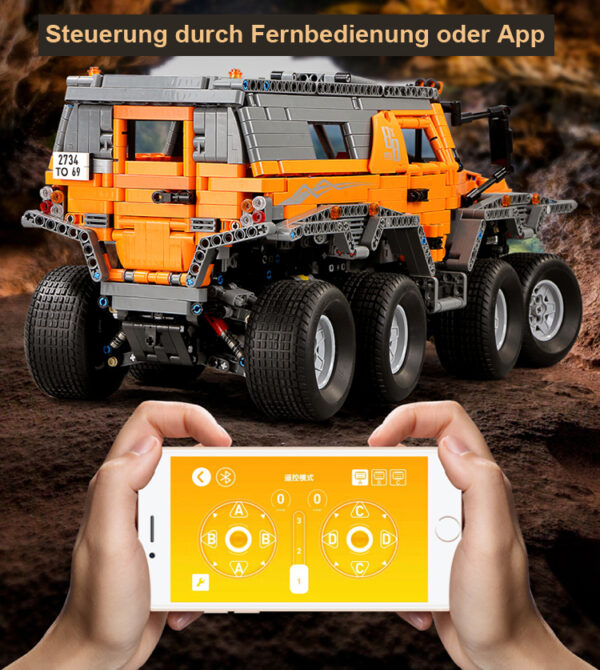 Mould King Avtoros Shaman 8x8 Off-Road Truck Modell Nr. 13088 – Bild 9