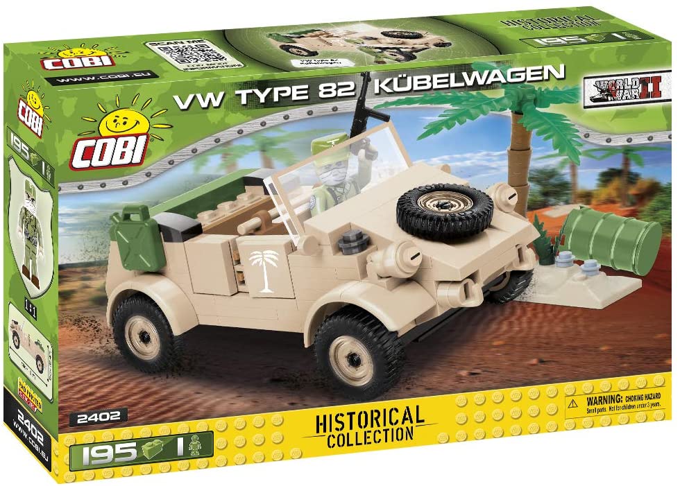 Cobi-2402_2.jpg Cobi VW Typ 82 Kübelwagen Historical Collection Modell Nr. 2402 – Bild 1