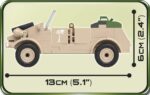 Cobi VW Typ 82 Kübelwagen Historical Collection Modell Nr. 2402 – Bild 4