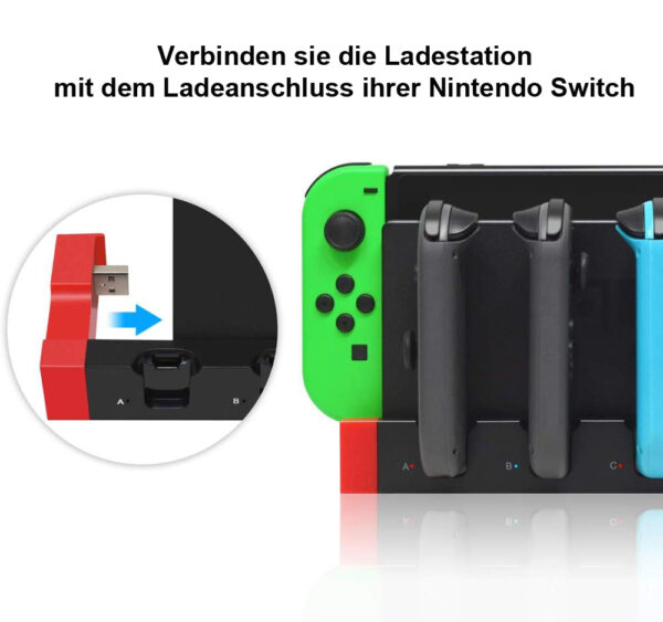Joy-Con 4fach Ladestation [Nintendo Switch] – Bild 6