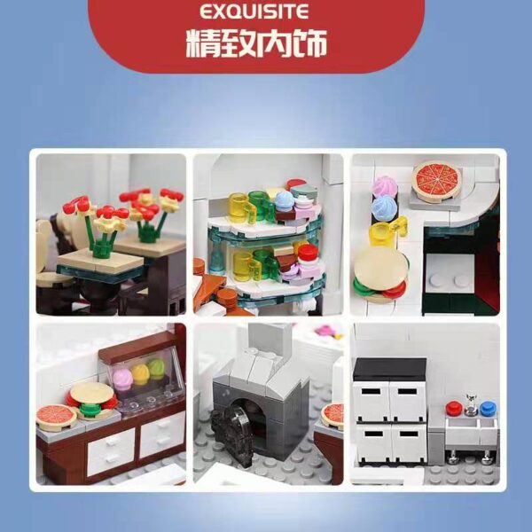 Mould King Kingland Paradise Corner Restaurant  Modell Nr. 11003 – Bild 5