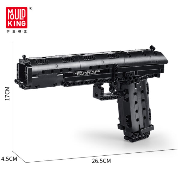 Mould King Block Gun Desert Eagle Bausatz Modell Nr. 14004 ab 14 Jahren – Bild 4