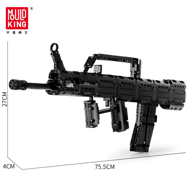 Mould King Block Gun QBZ95 Bausatz Modell Nr. 14005 ab 8 Jahren – Bild 4