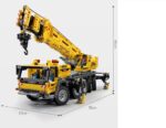 Mould King Mechanical Crane  Modell Nr. 13107 Maßstab 1:8 2590 Teile ab 8 Jahre – Bild 4