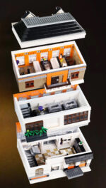 Mould King Novatown Crystal House Bauset Modell Nr. 16021 ab 8 Jahren 3800 Teile – Bild 3