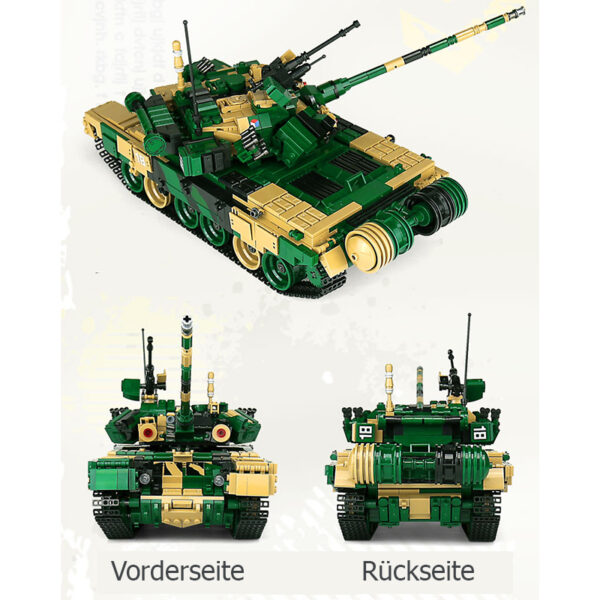 Panlos Brick Tank World T-90 Main Battle Tanks Modell Nr. 632005 – Bild 3