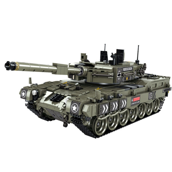 Panlos Brick Tank World Leopard 2 Modell Nr. 632003 1747 Teile – Bild 2