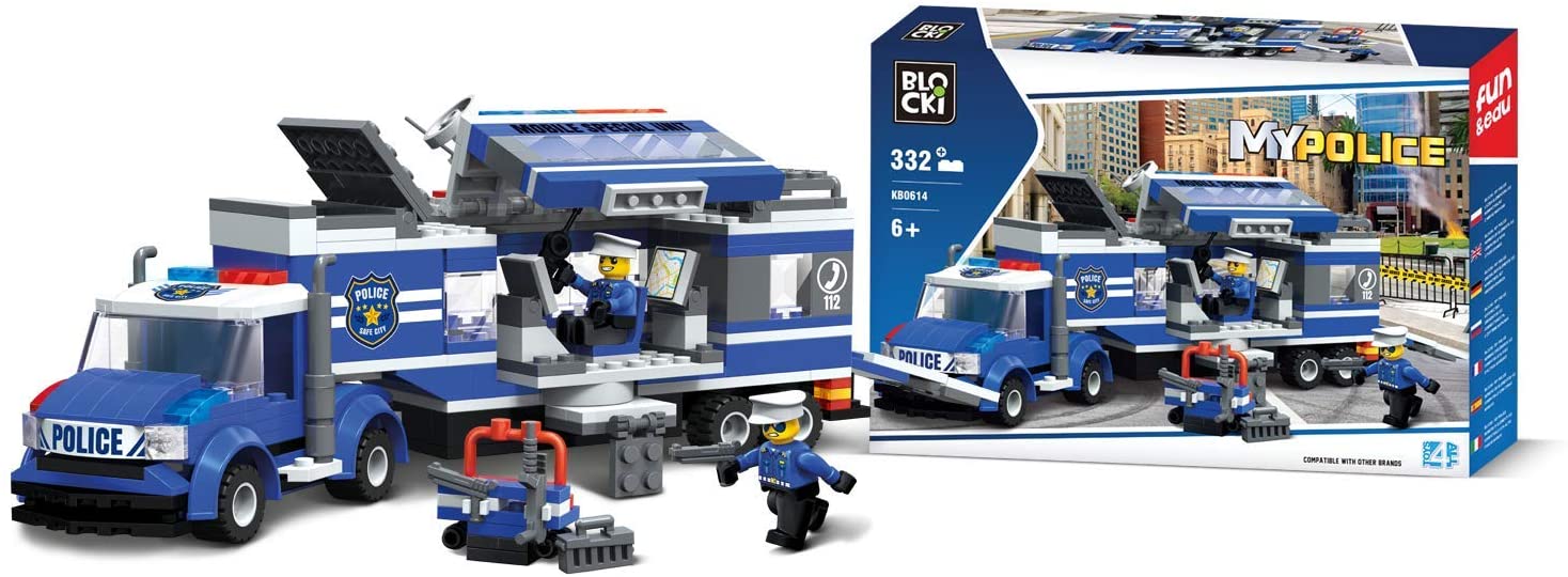 KB0614.jpg Blocki My Police Mobile Einsatzzentrale Modell Nr. KB0614 – Bild 1
