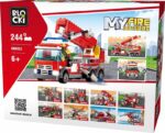Blocki My Fire Brigade Kranfahrzeug Modell Nr. KB8053 – Bild 2