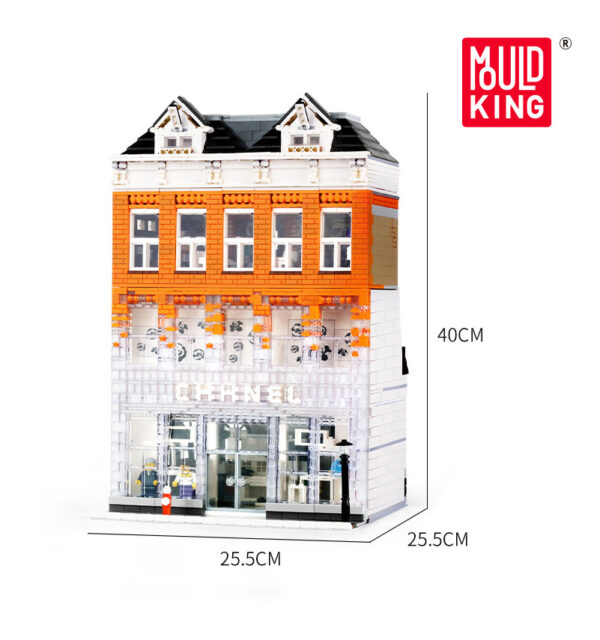 Mould King Novatown Crystal House Bauset Modell Nr. 16021 ab 8 Jahren 3800 Teile – Bild 2
