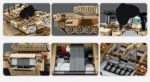 Panlos Bricks Tank World M1 A2 Abrams Modell Nr. 632010 – Bild 4