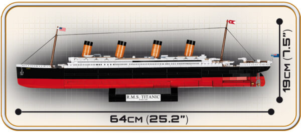 Cobi R.M.S. Titanic Executive Edition Historical Collection Modell Nr.1928 – Bild 6