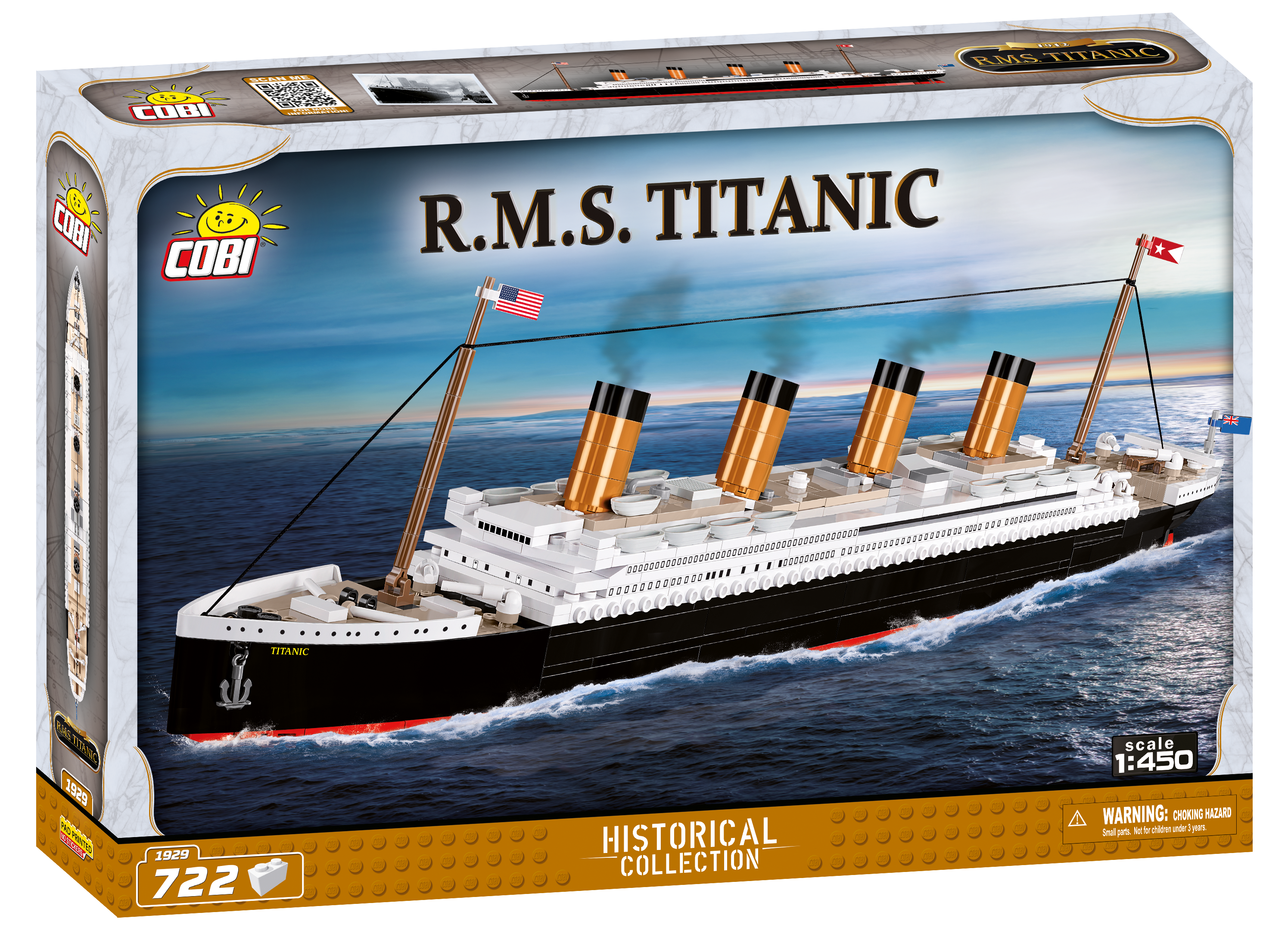Cobi R.M.S. Titanic Historical Collection Modell Nr.1929 – Bild 6