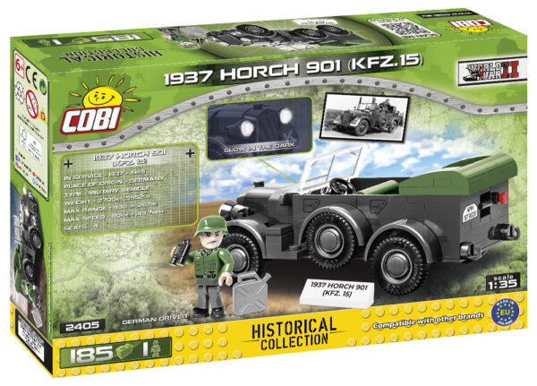 Cobi 1937 Horch 901 (KFZ. 15) Historical Collection Modell Nr. 2405 – Bild 3