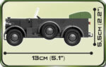 Cobi 1937 Horch 901 (KFZ. 15) Historical Collection Modell Nr. 2405 – Bild 5