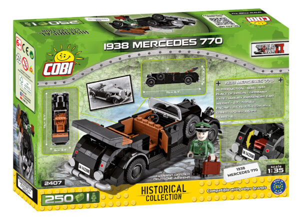 Cobi 1938 Mercedes 770 Historical Collection Modell Nr. 2407 – Bild 9