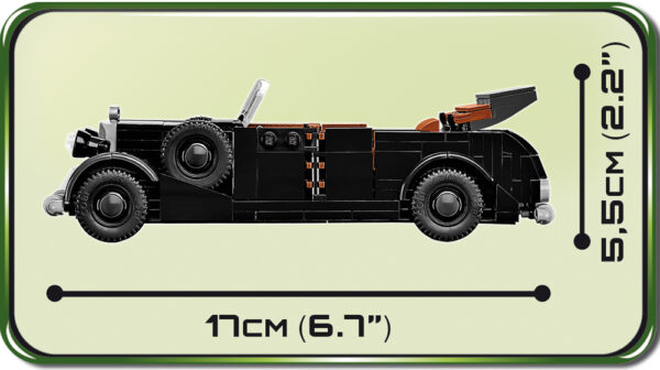 Cobi 1938 Mercedes 770 Historical Collection Modell Nr. 2407 – Bild 6