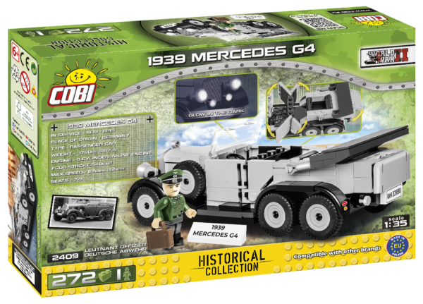 Cobi 1939 Mercedes G4 Historical Collection Modell Nr. 2409 – Bild 5