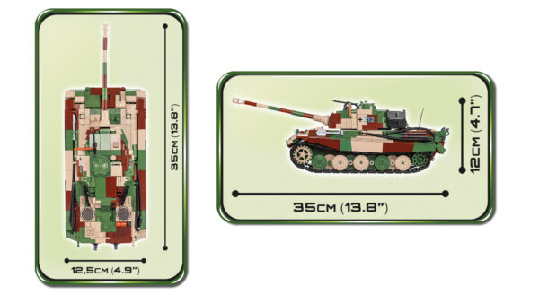 Cobi PzKPFW VI Ausf. B ''Königstiger'' Historical Collection Modell Nr. 2540 – Bild 11