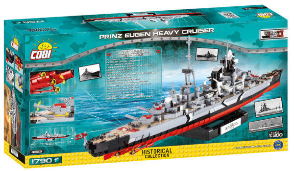 Cobi Prinz Eugen Heavy Cruiser Historical Collection Modell Nr.4823 – Bild 5