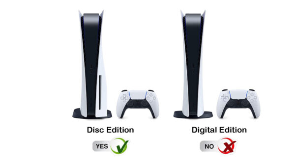 Carbon Skins passend für PS5 Disc Version in schwarz mit 3D Effekt – Bild 2