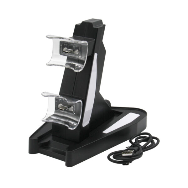 Twin Ladestation passend für PS5 Wireless Controller mit visueller LED Ladestandsanzeige – Bild 4