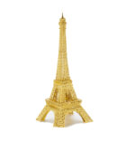 Piececool 3D Metallpuzzle Eiffelturm in Gold Modell Nr. P003-G