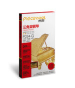 Piececolol 3D Metallpuzzle Grand Piano in Gold Modell Nr. P024-G – Bild 5