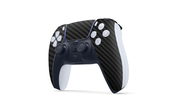 Carbon Skins passend für PS5 Disc Version in schwarz mit 3D Effekt – Bild 6