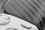 Carbon Skins passend für PS5 Digital Version in schwarz mit 3D Effekt – Bild 6