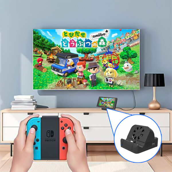 Multifunktions Dockingstation mit Lüfter passend für Nintendo Switch – Bild 7
