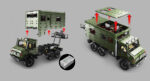Offroad Wohnmobil Truck Klemmbaustein Bausatz mit Dual Fernbedienung + Power Pack LE-J907 – Bild 9