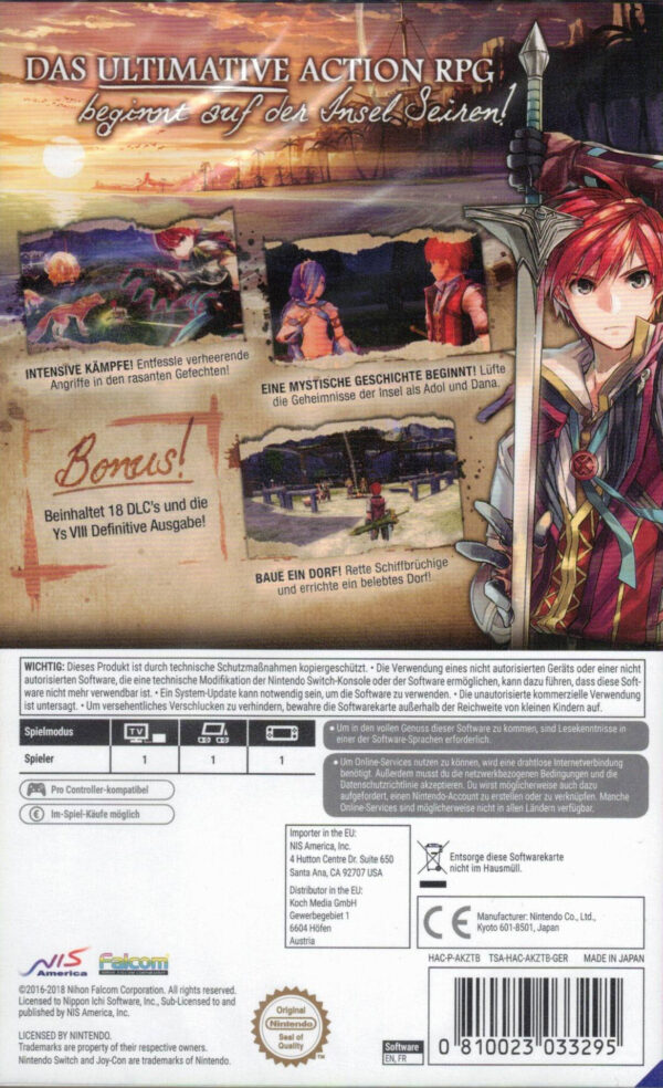 Ys VIII: Lacrimosa of DANA – Bild 2