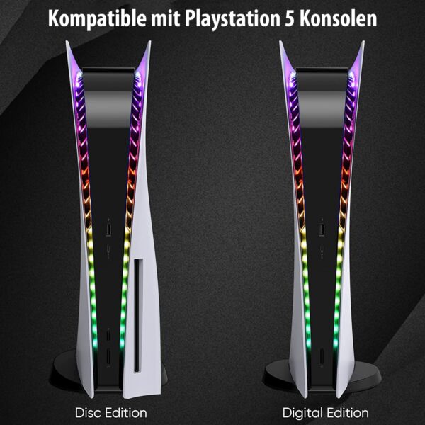 RGB-LED-Strip für Playstation 5 Konsole – Bild 2