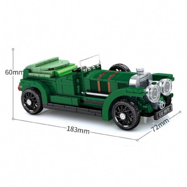 SEMBO BLOCK Oldtimer in Grün Modell Nr. 607406 – Bild 2