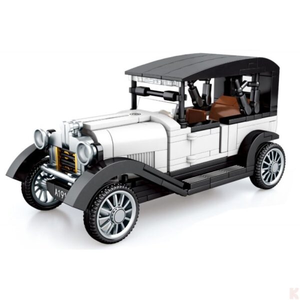 SEMBO BLOCK Oldtimer in Schwarz-Weiß Modell Nr. 607403 – Bild 2