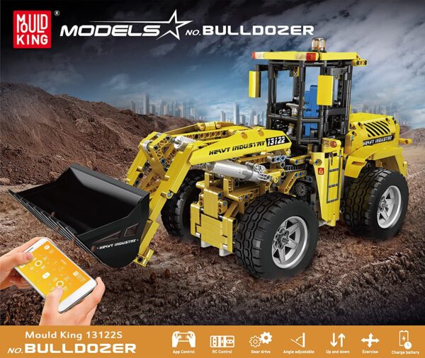 Mould King Bulldozer Modell Nr. 13122S – Bild 2