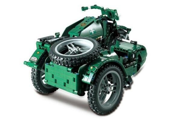 CaDa deTech RC Militärmotorrad mit Beiwagen Modell Nr. C51021W – Bild 4