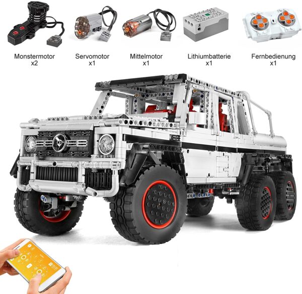 Mould King Geländewagen G700 6x6 Modell Nr. 13061 – Bild 2