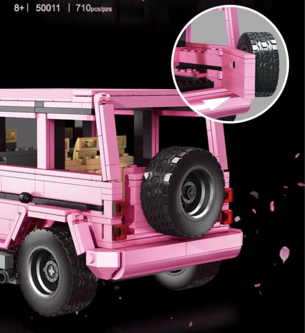Rael King Kong Barbie Jeep Pink Modell Nr. 50011 – Bild 5