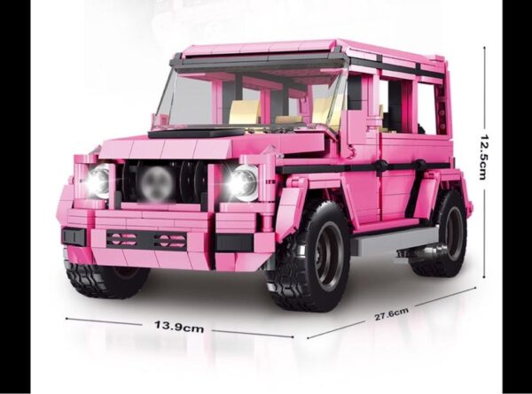 Rael King Kong Barbie Jeep Pink Modell Nr. 50011 – Bild 4