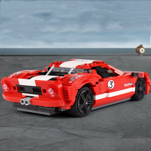 Mould King The Red GT Super Racing Car Modell Nr. 10001 – Bild 4