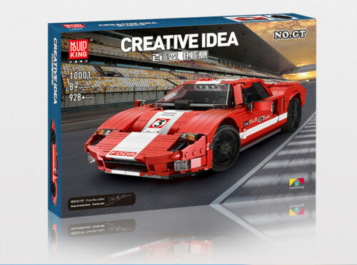 MouldKing-10001-Rotes-Auto.jpg Mould King The Red GT Super Racing Car Modell Nr. 10001 – Bild 1