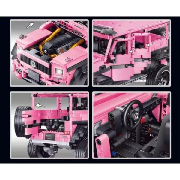 Rael  LE J903 Off Road Geländewagen in Pink mit Power Pack – Bild 3