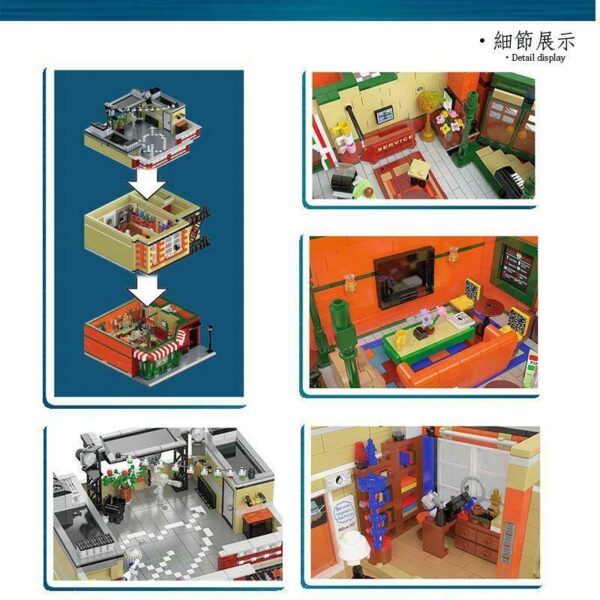 UrGe  Big Bang Friend Apartment  Bausatz Modell Nr. 10189 – Bild 5