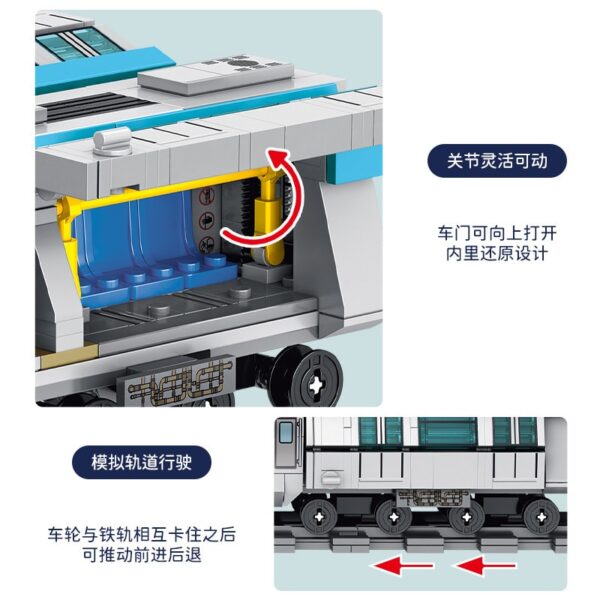 SEMBO BLOCK  Beijing-Hong Kong Metro Modell Nr. 201405 – Bild 4