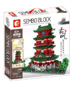 SEMBO BLOCK Pavillon des Prinzen Teng Modell Nr. 601141
