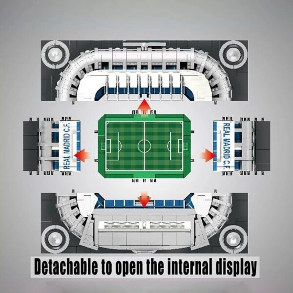 Mould King  Bernabue Stadion  Modell Nr: 22026 – Bild 5